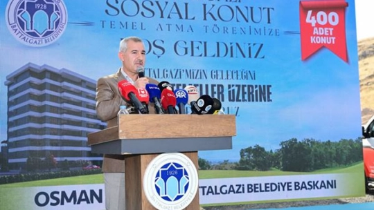Battalgazi'de 400 sosyal konutun temeli atıldı