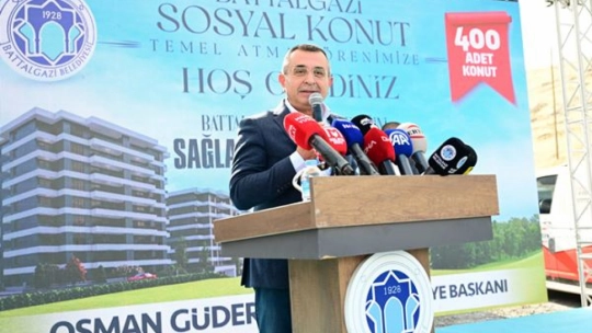 Battalgazi'de 400 sosyal konutun temeli atıldı