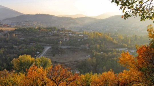Malatya'da sonbahar renkleri hakim oldu