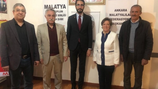 Milletvekili Karaduman'dan Ankara Pütürgeliler Derneğine Ziyaret