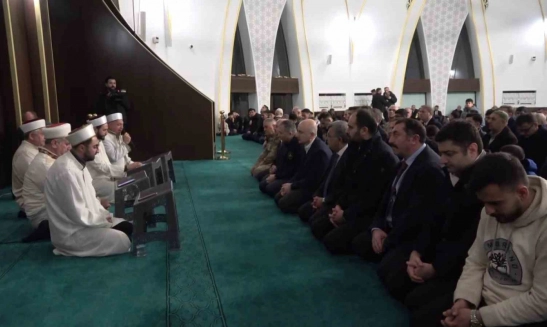 Adıyaman'da 6 Şubat depremlerinde hayatını kaybedenler için mevlit okutuldu