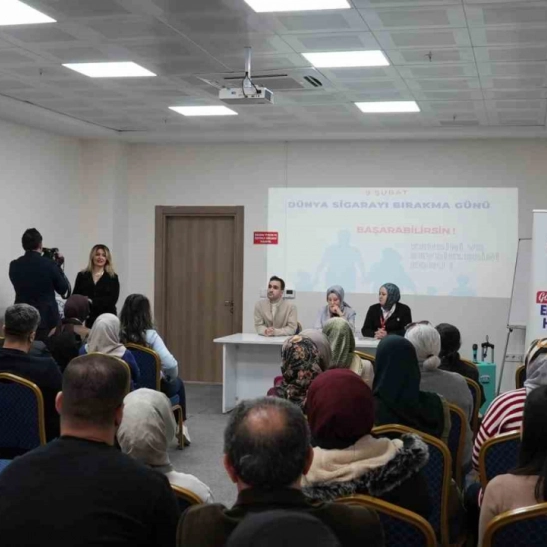 Elazığ'da sigaranın zararları anlatıldı