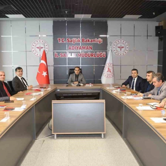 Haftalık sağlık değerlendirme toplantısı gerçekleştirildi