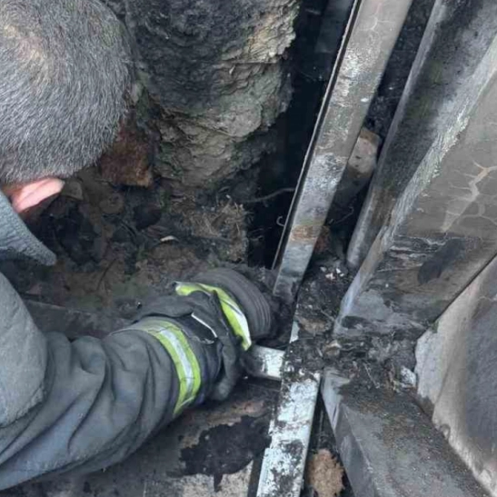 Van'da çatı yangını