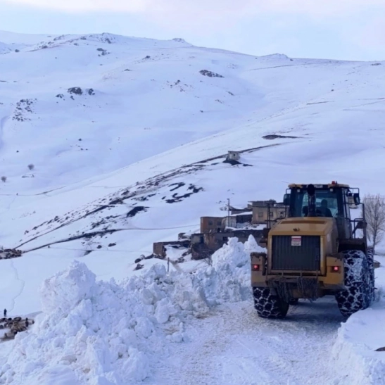Van'da kardan dolayı kapanan 34 yerleşim yerinin yolu açılıyor