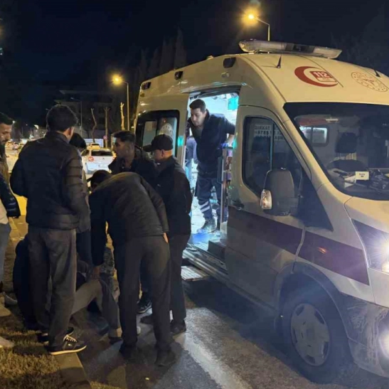 Zincirleme kazada 2 kişi yaralandı