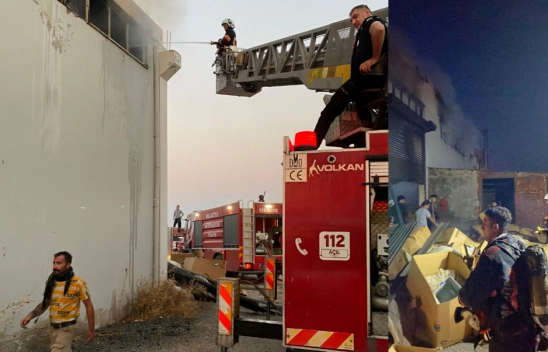 2. Organize Sanayi Bölgesi'nde Fabrika Yangını!