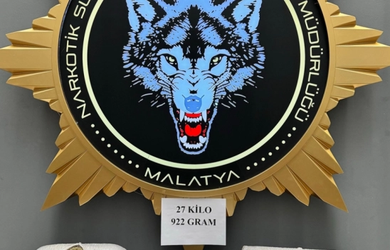 27 kilo 922 gram skunk ele geçirildi