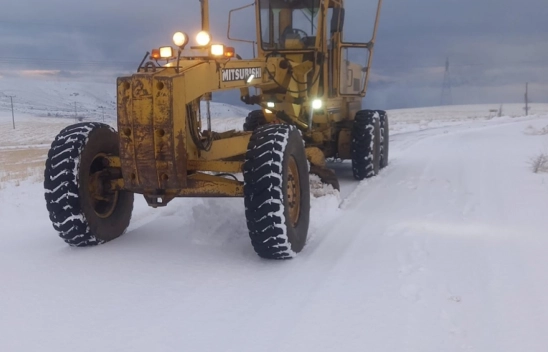 27 yerleşim yerine kar yağışı nedeniyle ulaşım sağlanamıyor