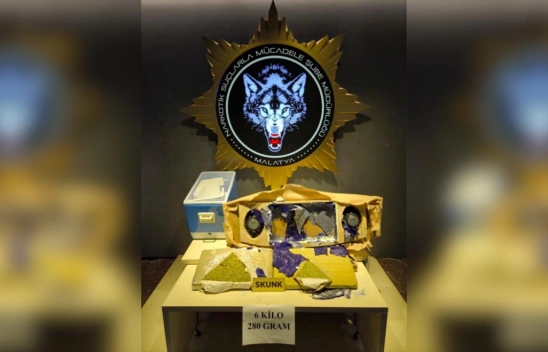 6 kilo 280 gram sentetik uyuşturucu ele geçirildi