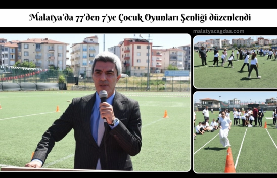 77'den 7'ye Çocuk Oyunları Şenliği düzenlendi