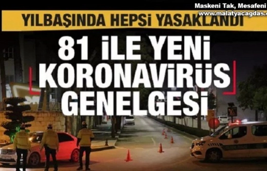 81 ile yeni koronavirüs genelgesi
