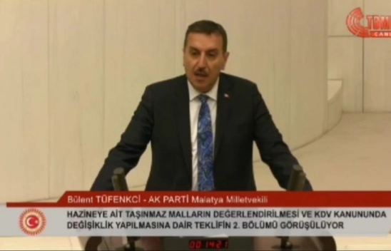 Tüfenkci'nin sunduğu yasa teklifi kabul edildi