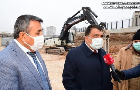 Anayurt Bulvarı'nın 2. etap çalışmaları devam ediyor