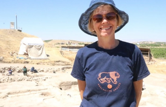 Arslantepe Höyüğü'ndeki kale duvarları restore ediliyor