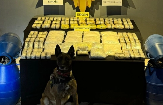 Balık dolu varillerde yaklaşık 47 kilo uyuşturucu ele geçirildi