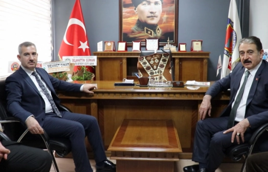 Başkan Çınar'dan Keskin'e Hayırlı olsun ziyareti 