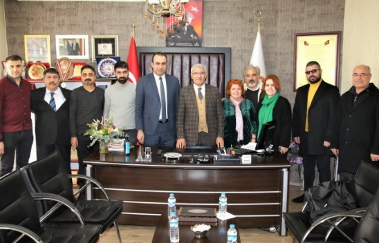 Başkan Güder'den Oda Başkanı Toptaş'a Hayırlı Olsun Ziyareti