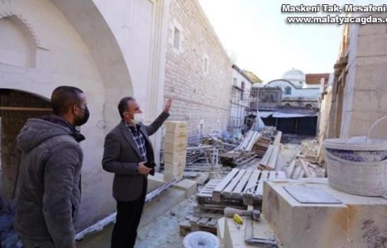 Başkan Kılınç restorasyon çalışmalarını yerinde inceledi