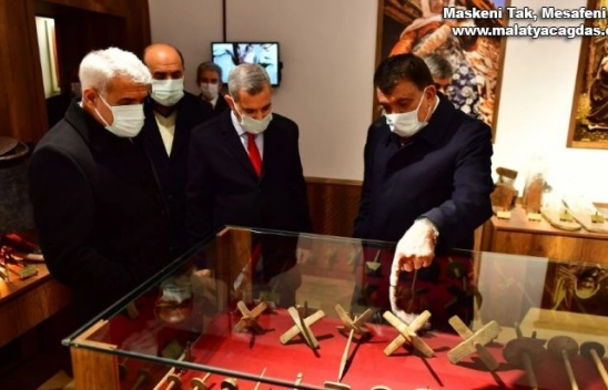 Başkanlar Çırmıhtı'daki restorasyon projelerini inceledi