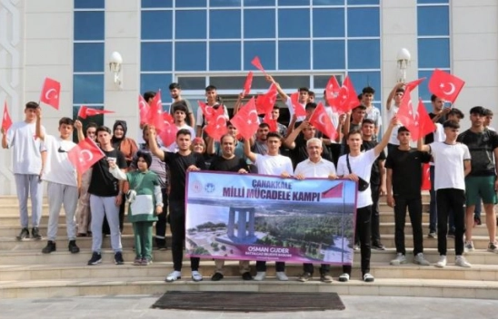 Battalgazili gençler milli mücadele kampına uğurlandı