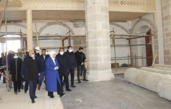 Çalık Depremde hasar gören tarihi cami Ocak ayında ibadete açılacak