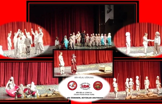 Çanakkale'yi Sahneye Taşıyan Çocuklar Yürekleri Isıttı