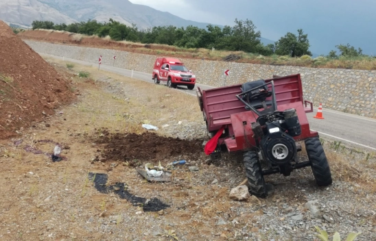 Çapa Motoru Devrildi, 1 Kişi Öldü