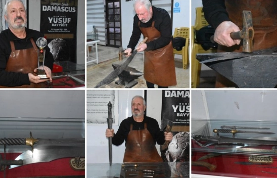 Demir ustası 'Yaşayan İnsan Hazinesi' olmaktan gurur duyuyor