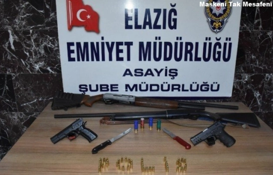 Elazığ'da 61'i aranan 89 şahıs yakalandı, 18'i tutuklandı