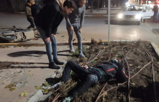 Elazığ'da otomobil ile motosiklet çarpıştı: 1 yaralı