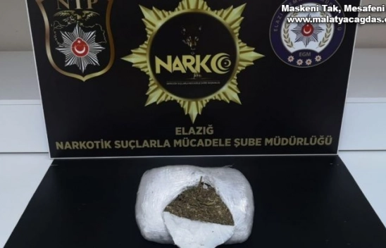 Elazığ'da uyuşturucu ile mücadele: 3 tutuklama