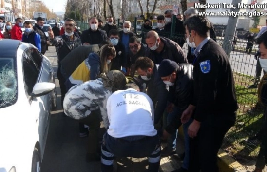 Eski belediye başkanının aracı yayaya çarptı: 1 yaralı