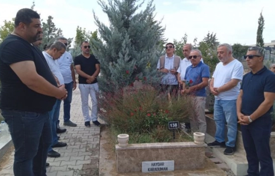 Gazeteci Haydar Karaduman anıldı