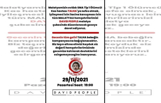 Haydi Malatya Talha Çınar'a Umut Olmaya