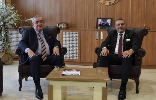 İşadamı Reşat Erdoğan'dan Başkan Sadıkoğlu'na ziyaret