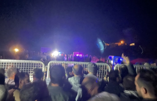 İsrail protestosu sırasında bir grup Kürecik Radar Üssü'ne gitmek istedi