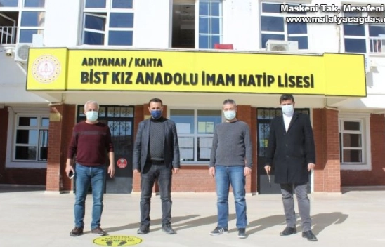 Kahta'daki okullar yüz yüze eğitime hazır