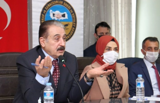 Keskin, Esnafımız için herkesi karşımıza alıyoruz