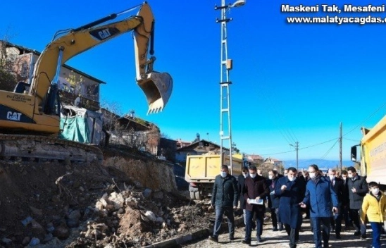 Kuzey Kuşak yolu açma ve genişletme çalışmaları