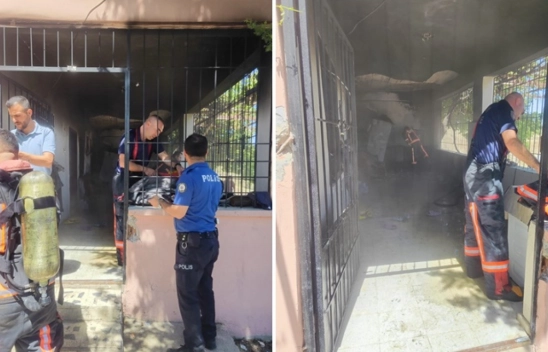 Maddi Hasarlı Yangını Meydana Geldi