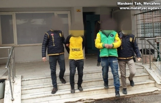 6 ayrı hırsızlık olayına 3 tutuklama