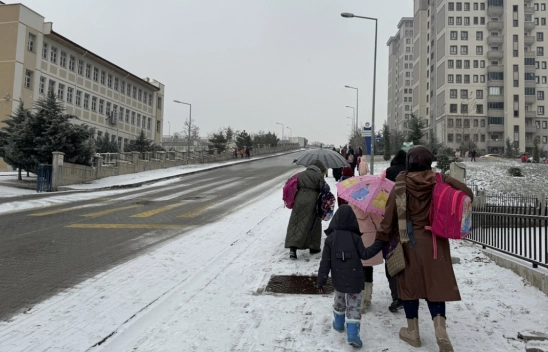 Malatya'da kar yağışı etkili oldu