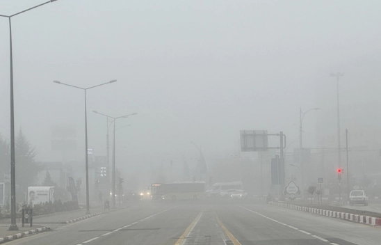 Malatya'da sis etkili oluyor