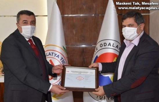 Malatya Ticaret Borsası Kalitesini Taçlandırdı