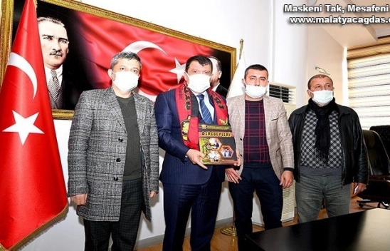 Malatyaspor Taraftarlarından Başkan Gürkan'a Ziyaret
