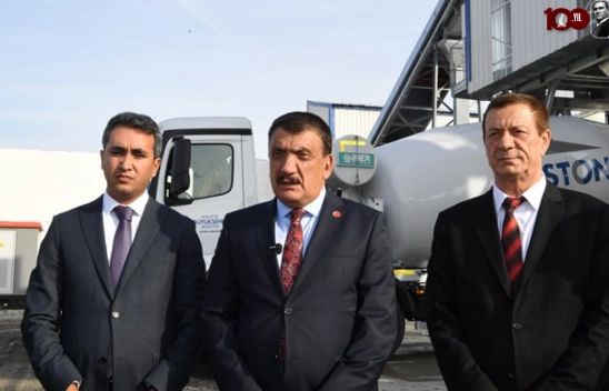 MESTON beton üretim santrali de faaliyete başladı