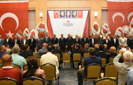MHP Genel Sekreter Yardımcısı Özarslan, partisinin Malatya İl Kongresi'ne katıldı