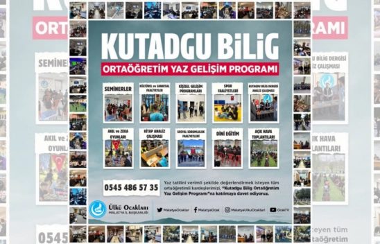 Milli ve Manevi Değerler İçin Kutadgu Bilig Eğitimi Başlıyor