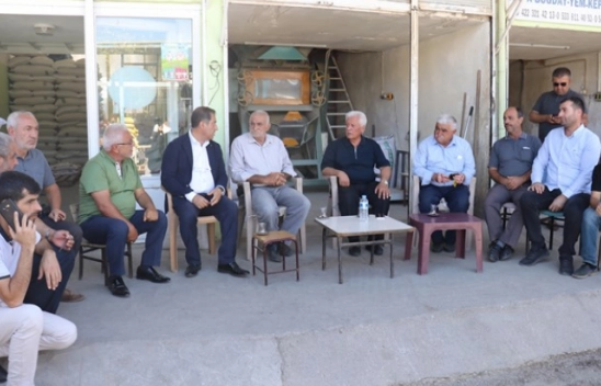 MTSO Başkan Adayı Baştürk'ten Buğday Pazarı ziyareti